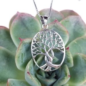 The {Tree of Life Necklace} .925 Silver Celtic